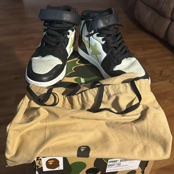100% Authentic Bape Block Sta Hi Sz. 10 - Picture 3 of 10